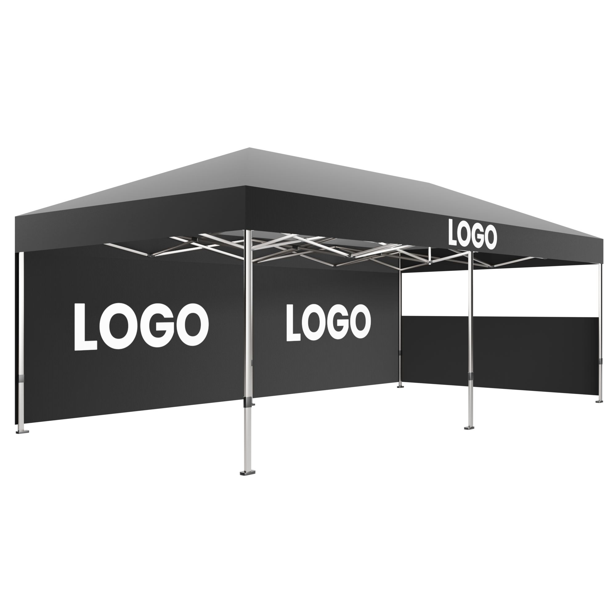 Faltpavillon 3 x 6 m bedruckt in Wiesbaden kaufen auf City Medien Einkaufswelt für Partner