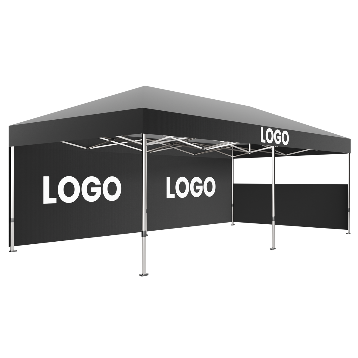 Faltpavillon 3 x 6 m bedruckt in Wiesbaden kaufen auf City Medien Einkaufswelt für Partner