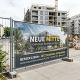 Bauzaunbanner | B 340 cm x H 173 cm | einseitig bedruckt