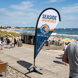 Beachflag Drop | Extra Small (189 cm) | einseitig oder beidseitig bedruckt