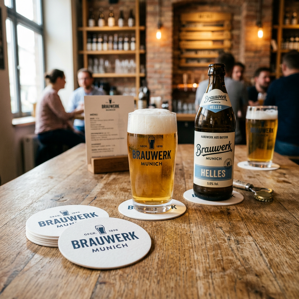 Bierdeckel rund
