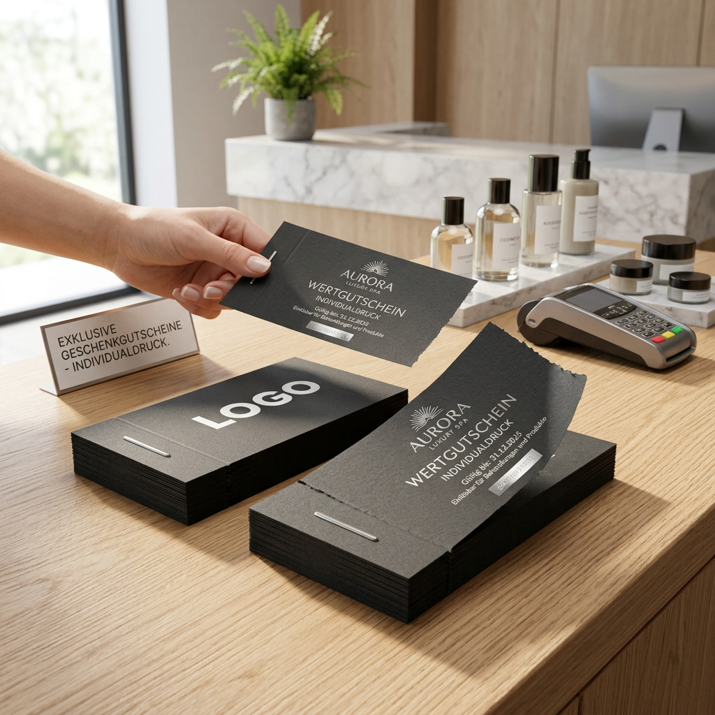 Blockgutscheine Individualdruck