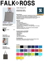 Tasche Basic Cotton Shopper Bag