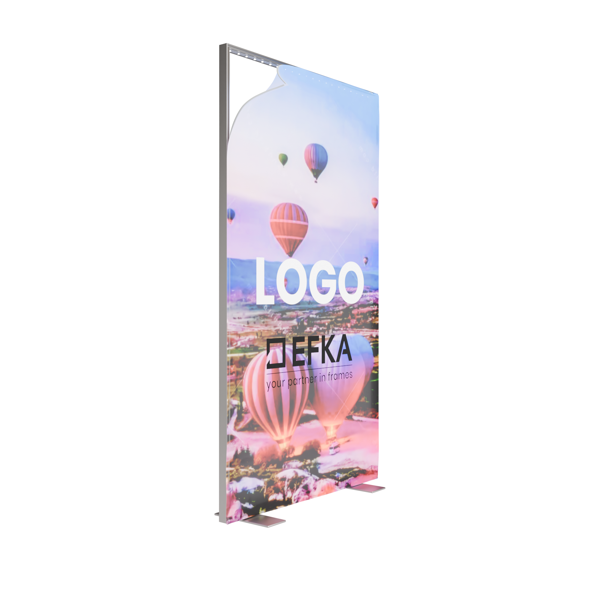 Pop-Up LEDbox von EFKA in Wiesbaden kaufen auf City Medien Einkaufswelt für Partner