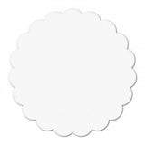 Getränkeuntersetzer aus Airlaid D 9 cm rund mit Wellenrand – blanko weiße Ausführung ohne Druck, strukturiertes Material in Wiesbaden von City Medien Einkaufswelt für Partner günstig kaufen, drucken lassen, online preiswert bestellen – Getränkeuntersetzer, Bierdeckel, Gastrobedarf