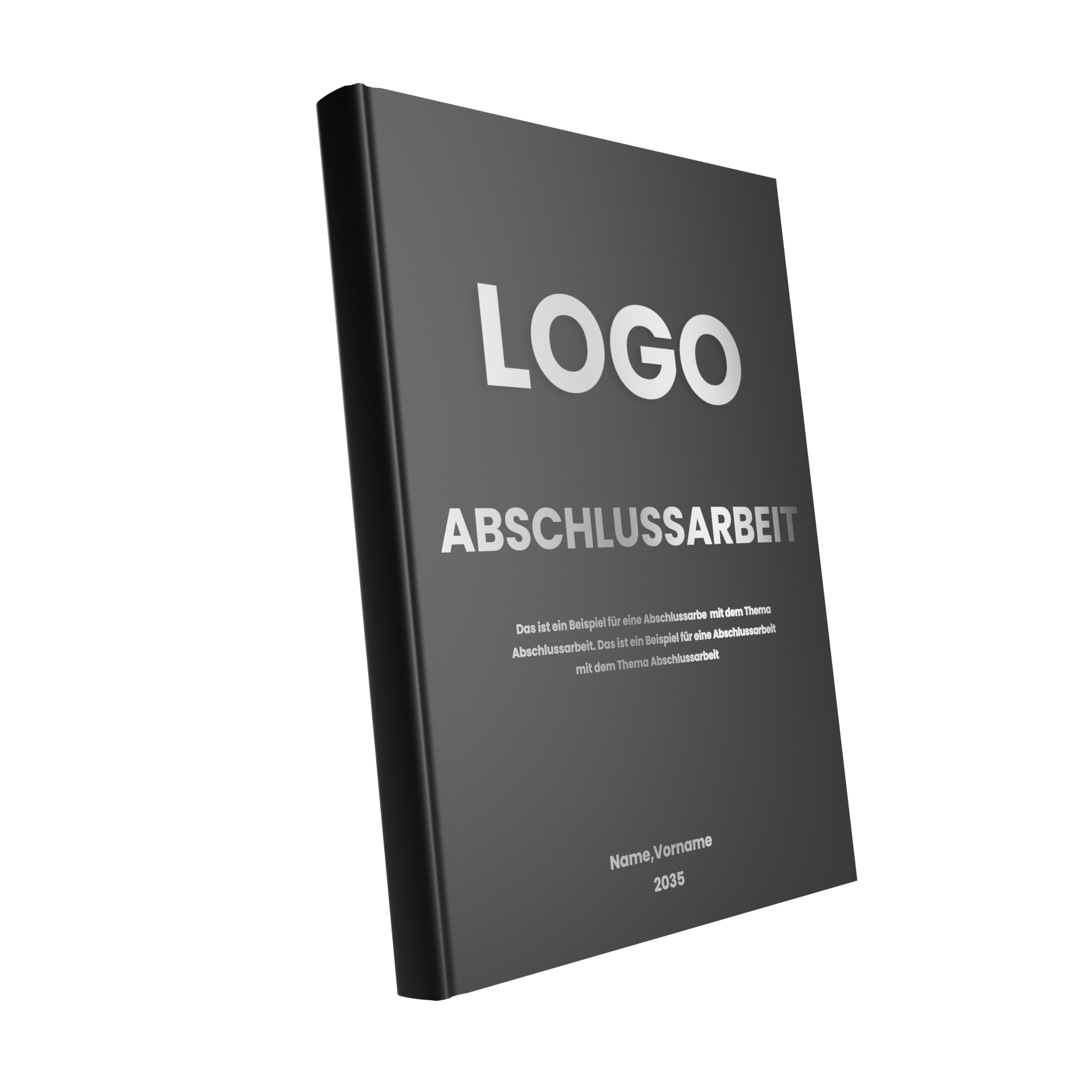 Abschlussarbeiten Hardcover mit Silberdruck in Wiesbaden kaufen auf City Medien Einkaufswelt für Partner