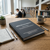 Abschlussarbeit | Hardcover | Silberdruck Cover
