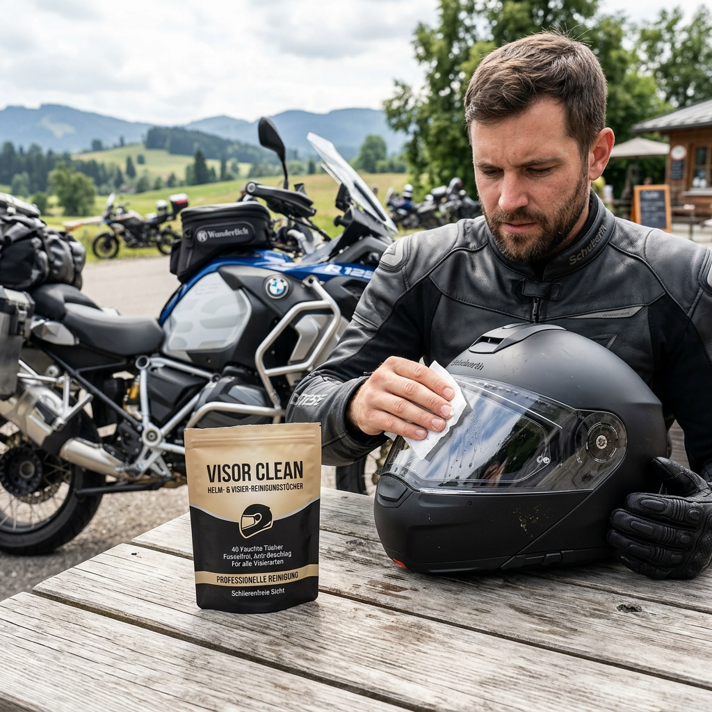 Helm- und Visier-Reinigungstücher