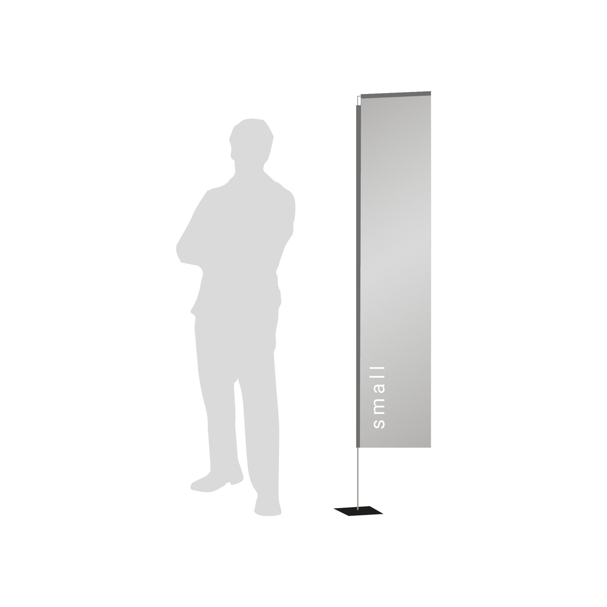 Austauschdruck Beachflag Rechteck in Wiesbaden kaufen auf City Medien Einkaufswelt für Partner