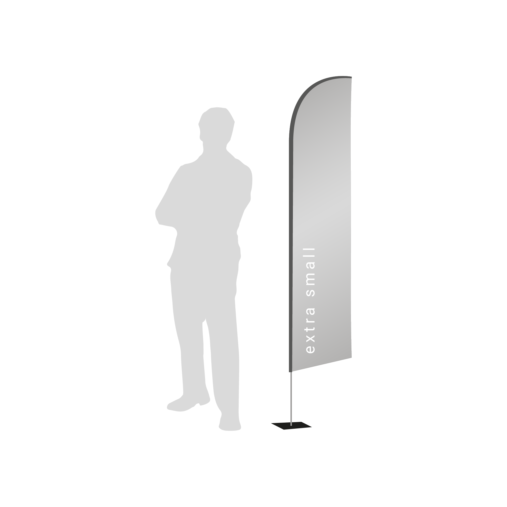 Beachflag Wind – Extra Small (215 cm) in Wiesbaden kaufen auf City Medien Einkaufswelt für Partner