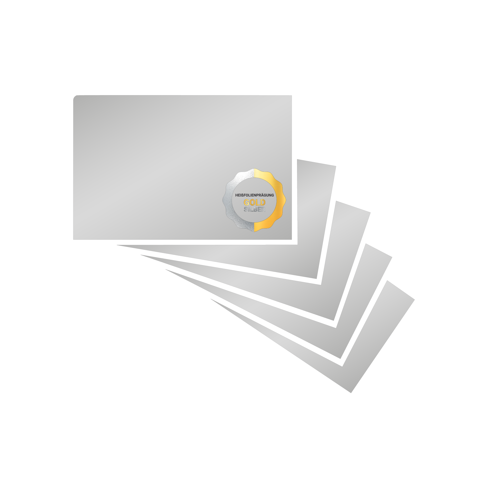 Visitenkarten mit Heißfolienprägung Gold in Wiesbaden kaufen auf City Medien Einkaufswelt für Partner