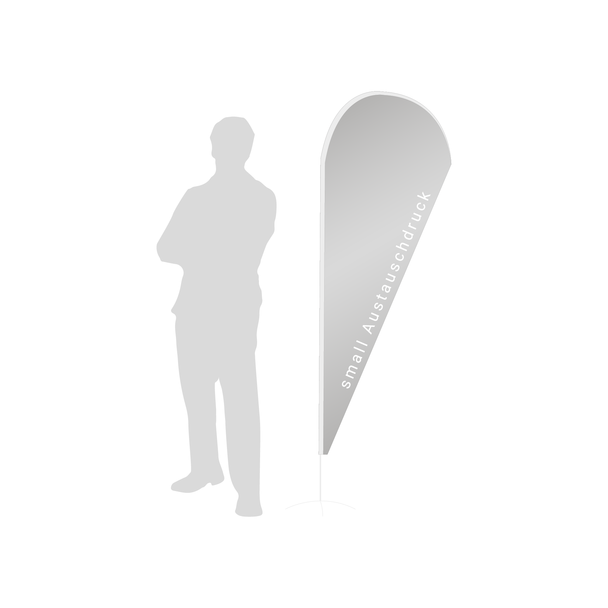 Beachflag Drop Austauschdruck einseitig oder beidseitig in Wiesbaden kaufen von City Medien Einkaufswelt für Partner