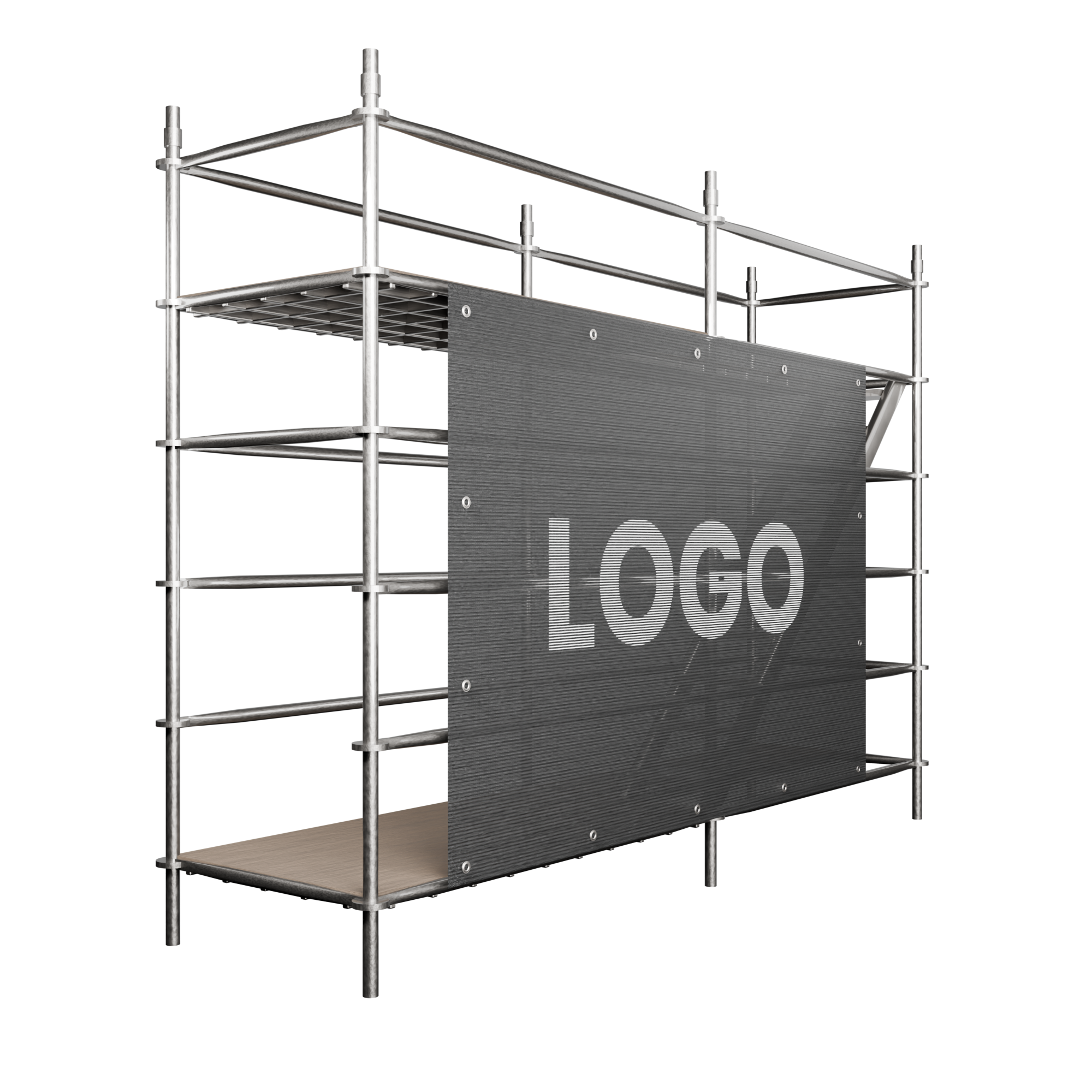 Gerüstbanner | individuelle Größe | einseitig bedruckt in Wiesbaden kaufen von City Medien Einkaufswelt für Partner