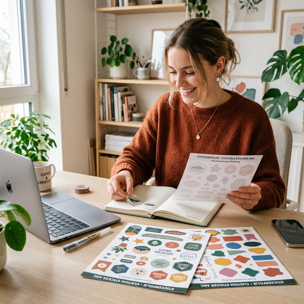 Individuelle Stickerbogen