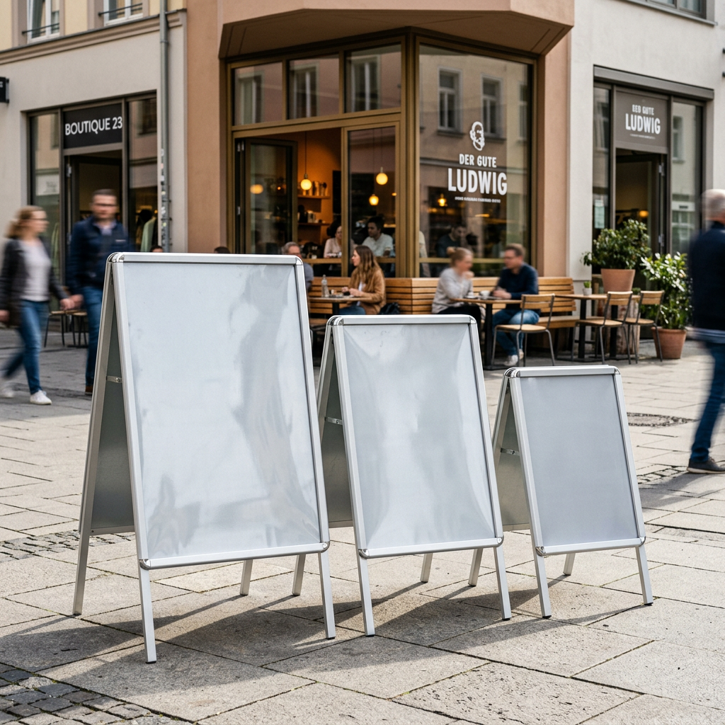 Kundenstopper | DIN A0 | DIN A1 | DIN A2 | ohne Druck