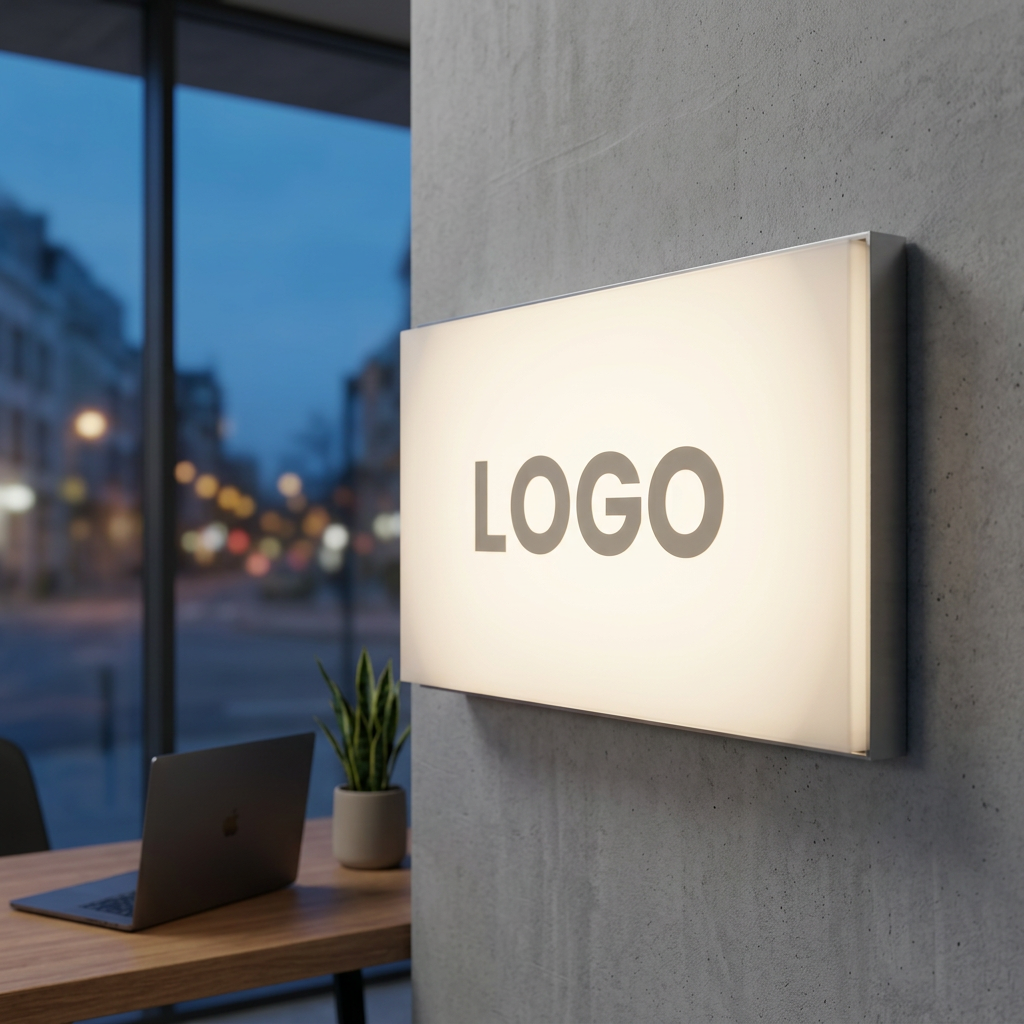 LED-Leuchtkasten einseitig Haube