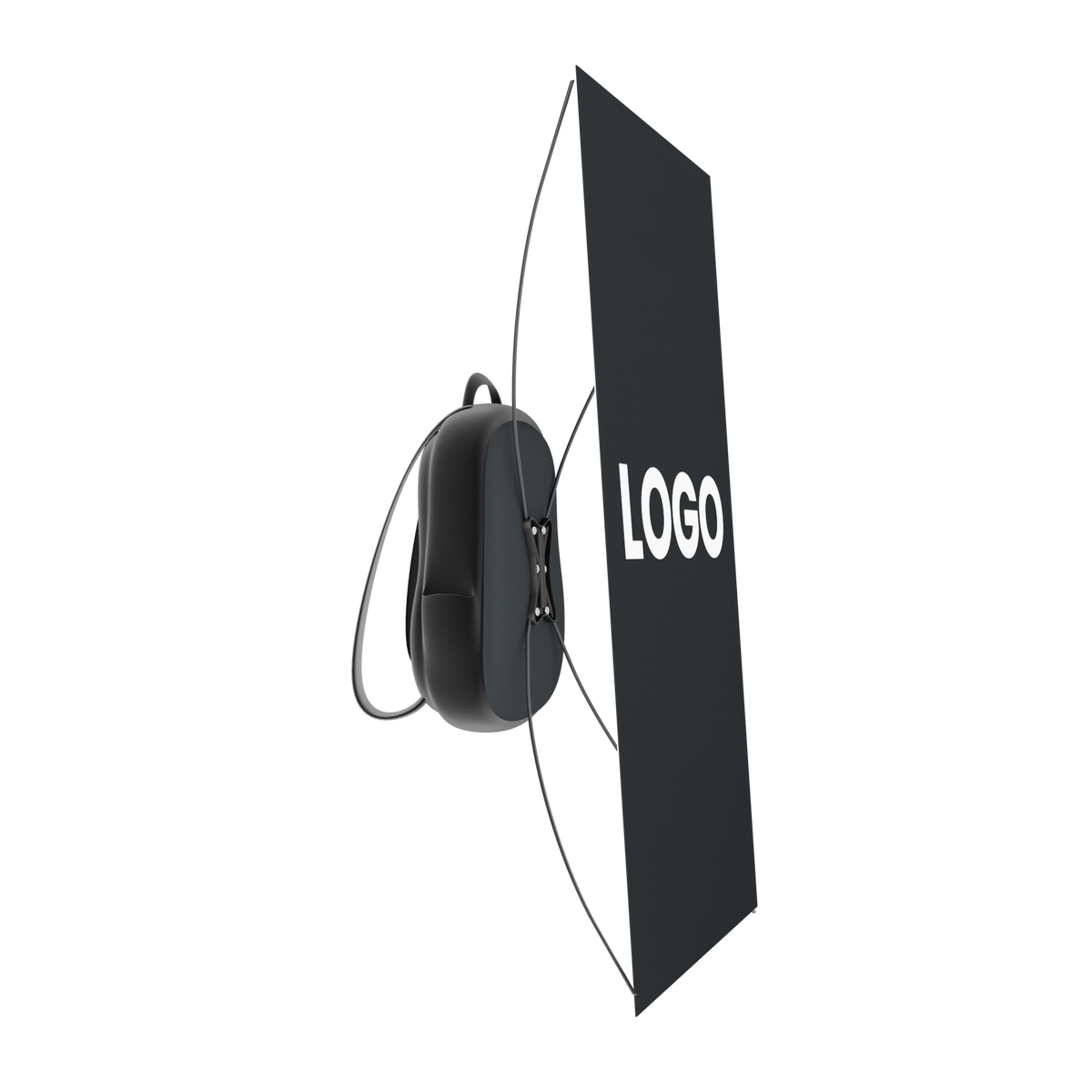 Promotion Rucksack – X-Banner in Wiesbaden kaufen auf City Medien Einkaufswelt für Partner