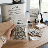 Röllchenlose Nieten im Beutel