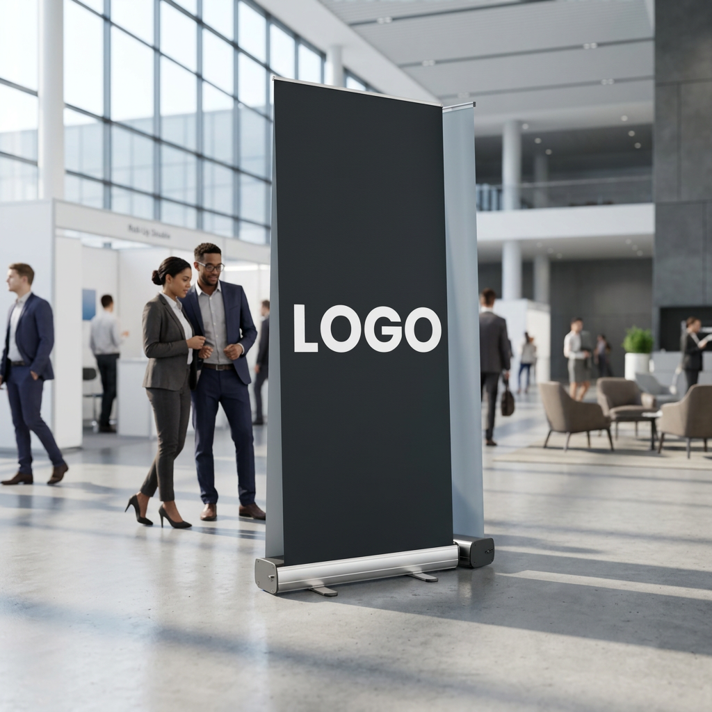 Roll-Up Double | B 85 cm x H 200 cm | beidseitig bedruckt