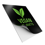 Vegane Aufkleber mit Weißdruck in Wiesbaden kaufen auf City Medien Einkaufswelt für Partner