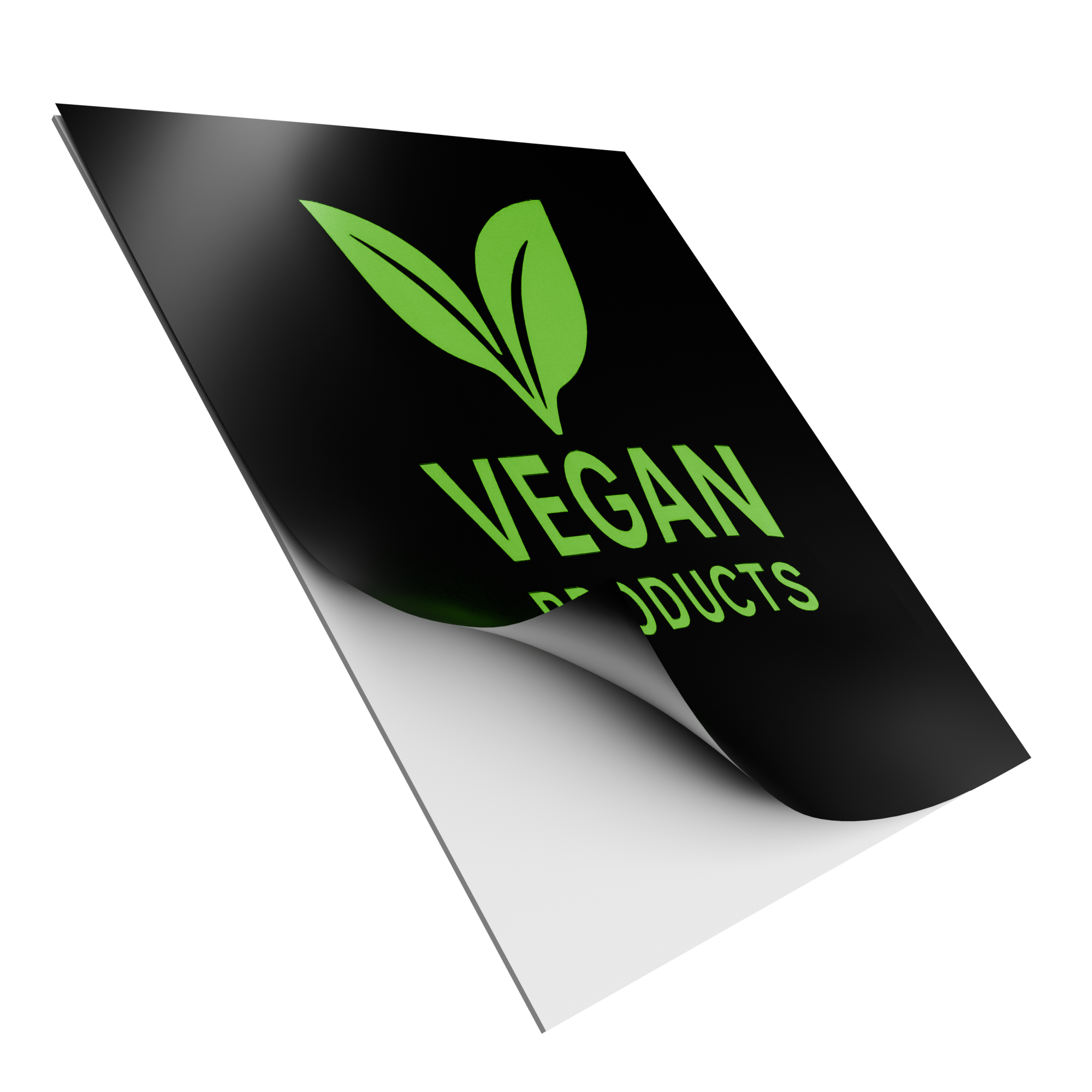 Vegane Aufkleber mit Weißdruck in Wiesbaden kaufen auf City Medien Einkaufswelt für Partner