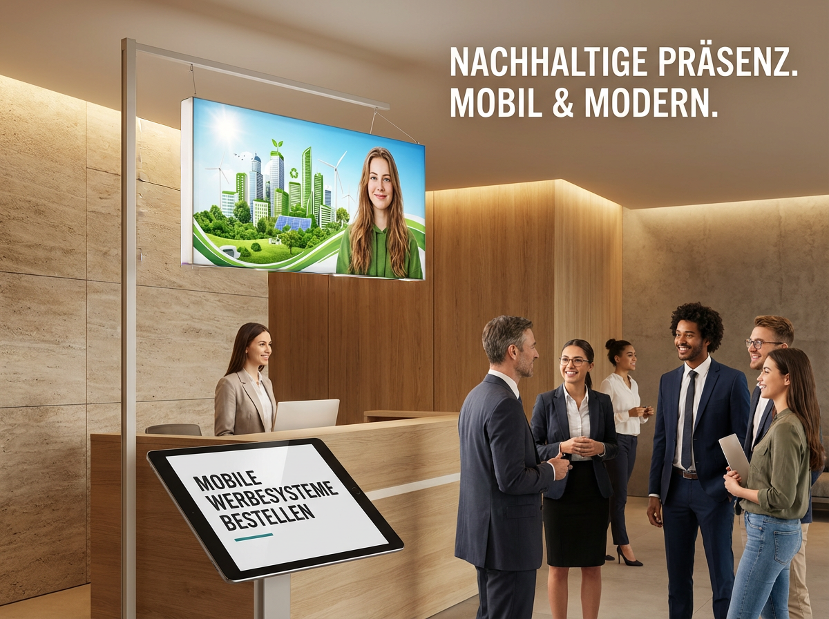 Displaysysteme für Innenwerbung