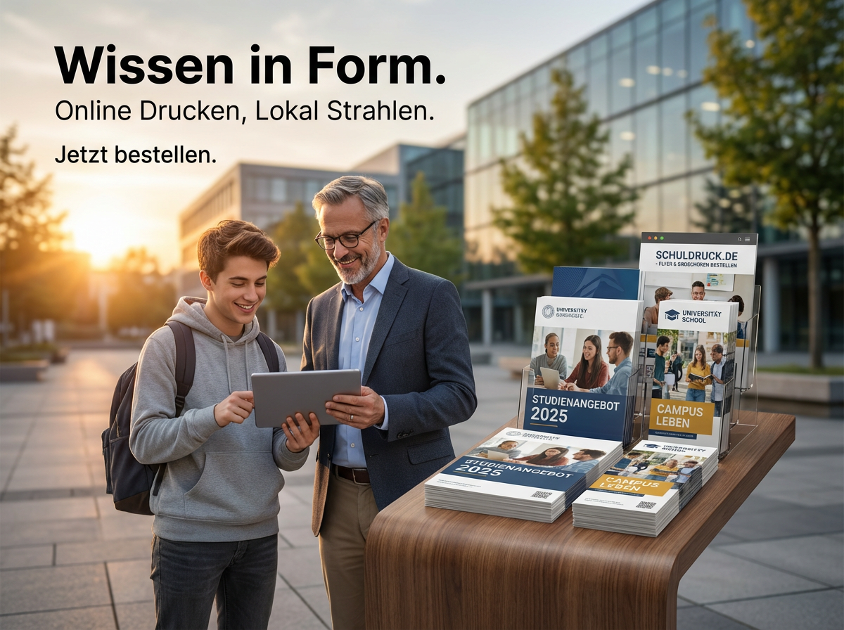 Flyer & Broschüren für Schulen & Universitäten