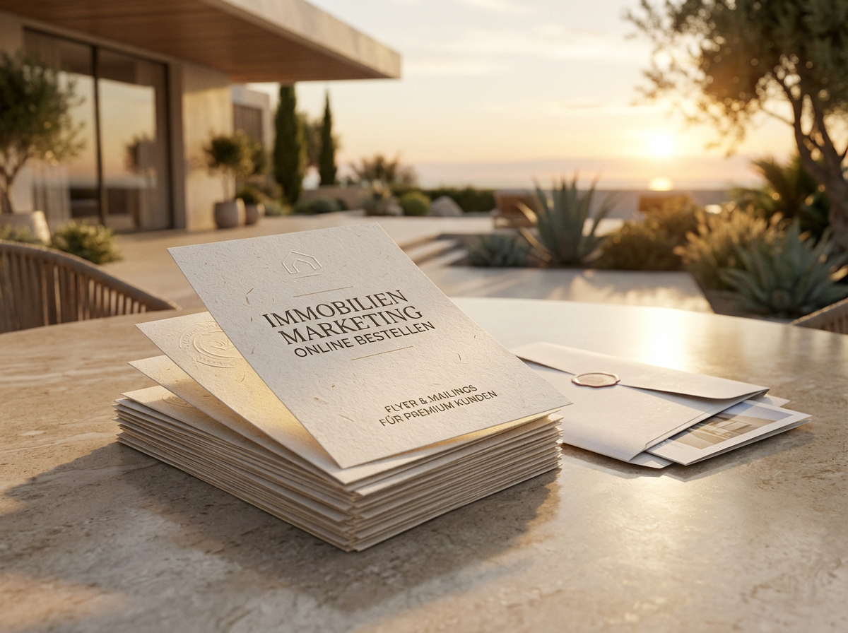 Flyer & Postkarten für Immobilien Marketing