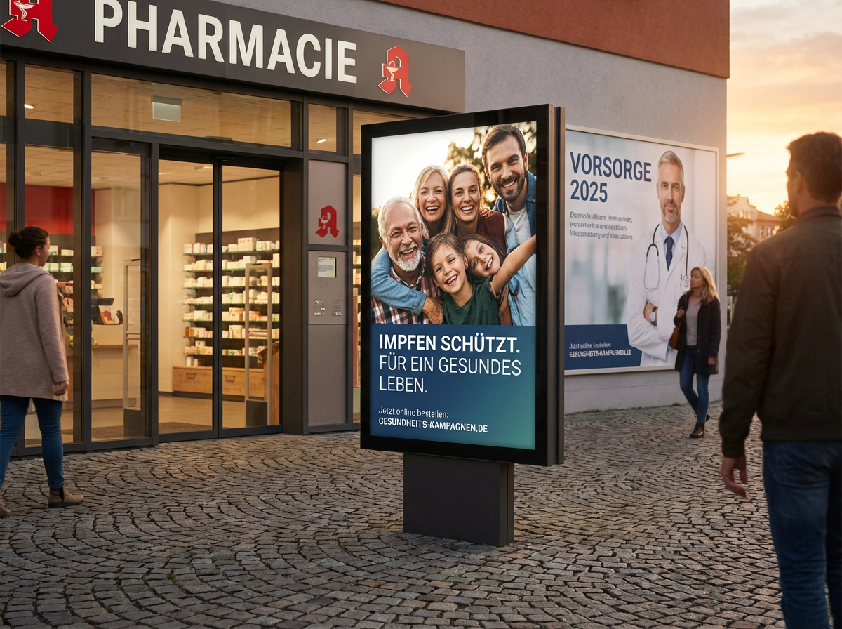 Poster & Aufsteller für Apotheken & Ärzte