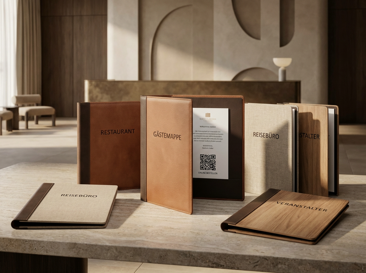 Zimmermappen & Hotelausstattung für Gastro, Hotel & Reisen