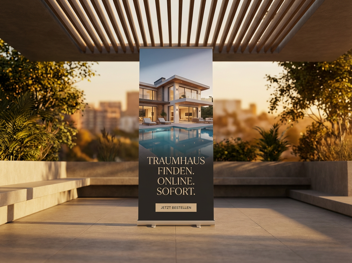 Roll-Ups & Banner für Immobilien Marketing