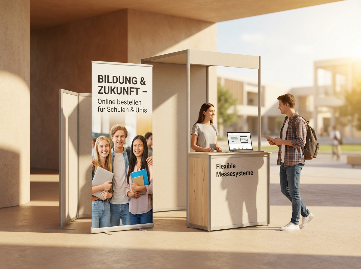 Roll-Ups & Messestände für Schulen & Universitäten