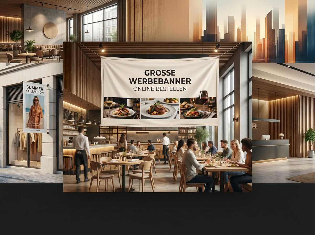 Plakate & Banner für Einzelhandel & Ladengeschäfte