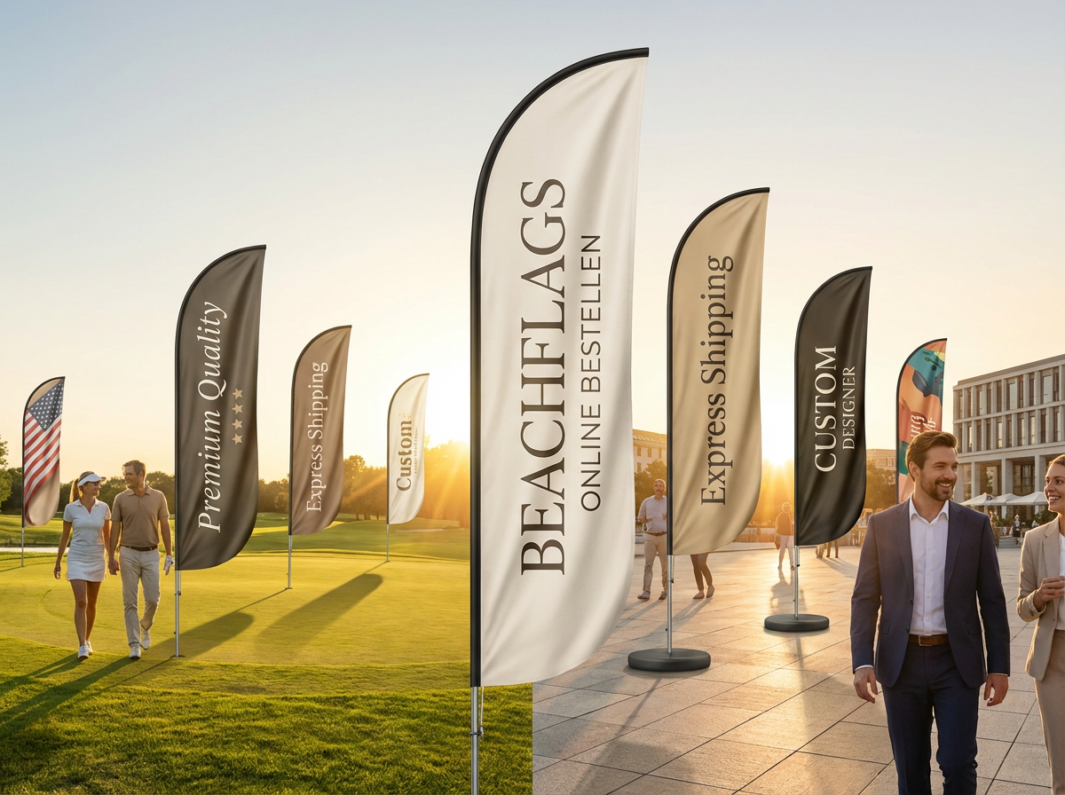 Beachflags für Ihre Außenwerbung