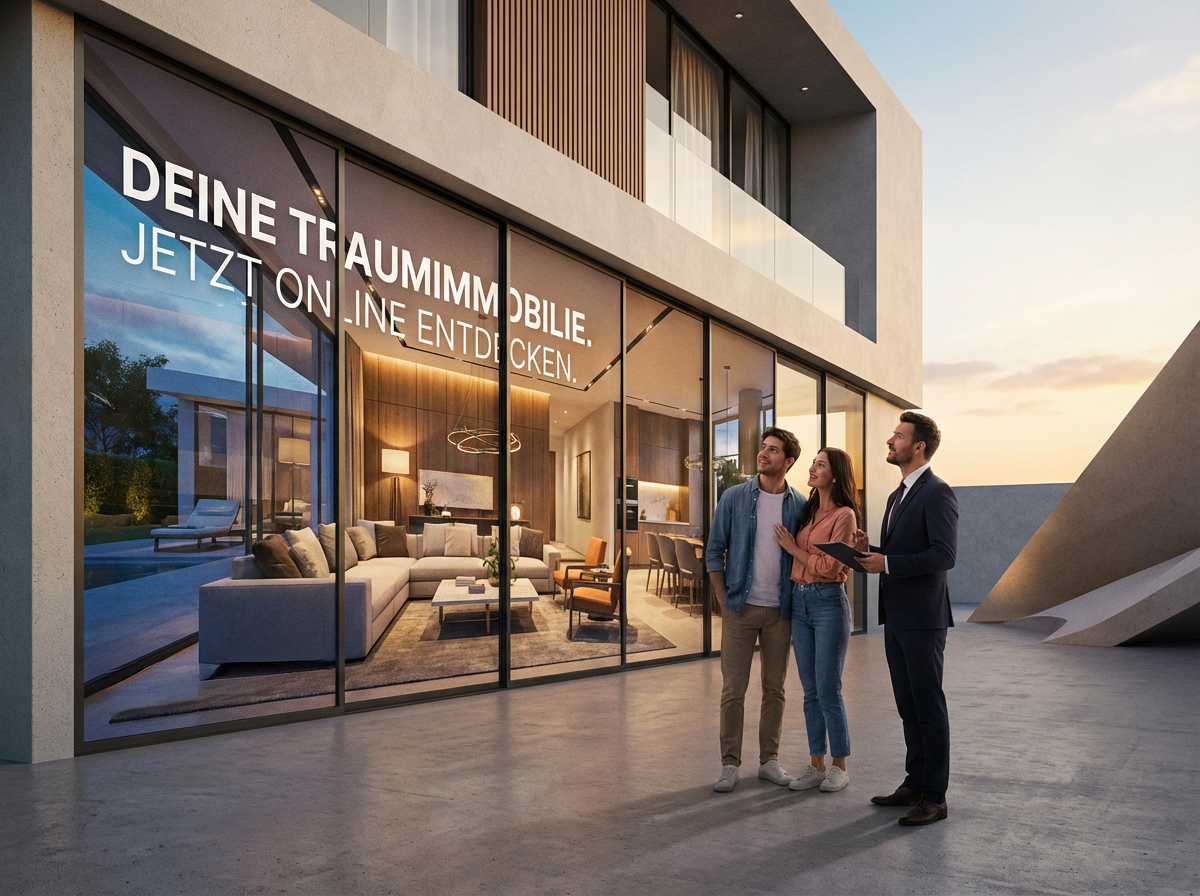 Fensterfolien für Immobilien Marketing