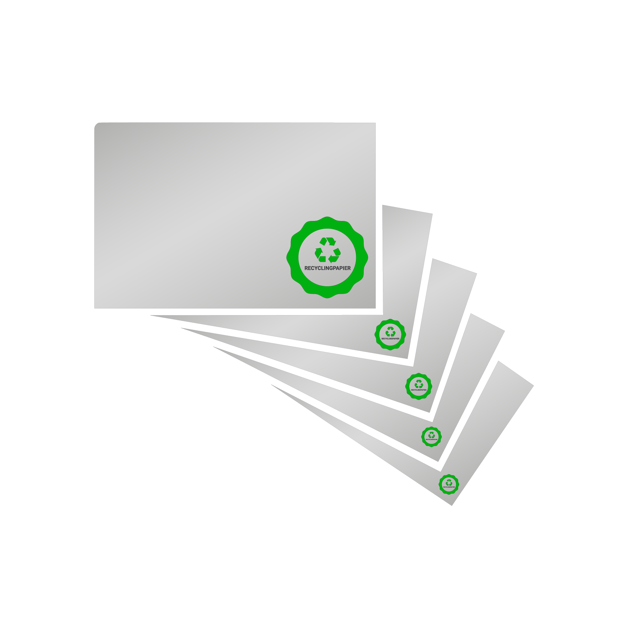 Visitenkarten auf Recyclingpapier, Wiesbaden