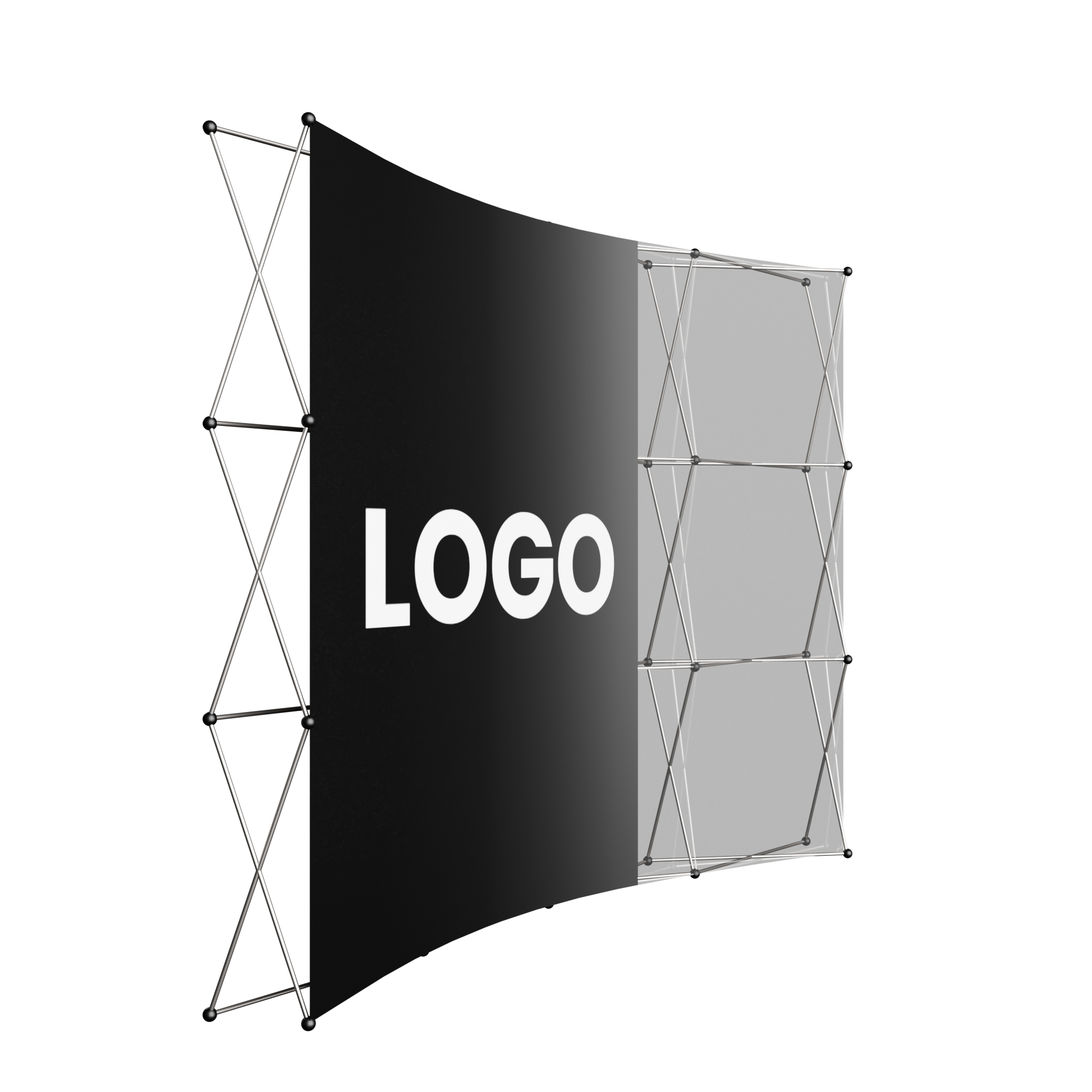 Messewände, Pop-Up Faltwand, Textilfaltwand, Textilwand ALU, Wiesbaden