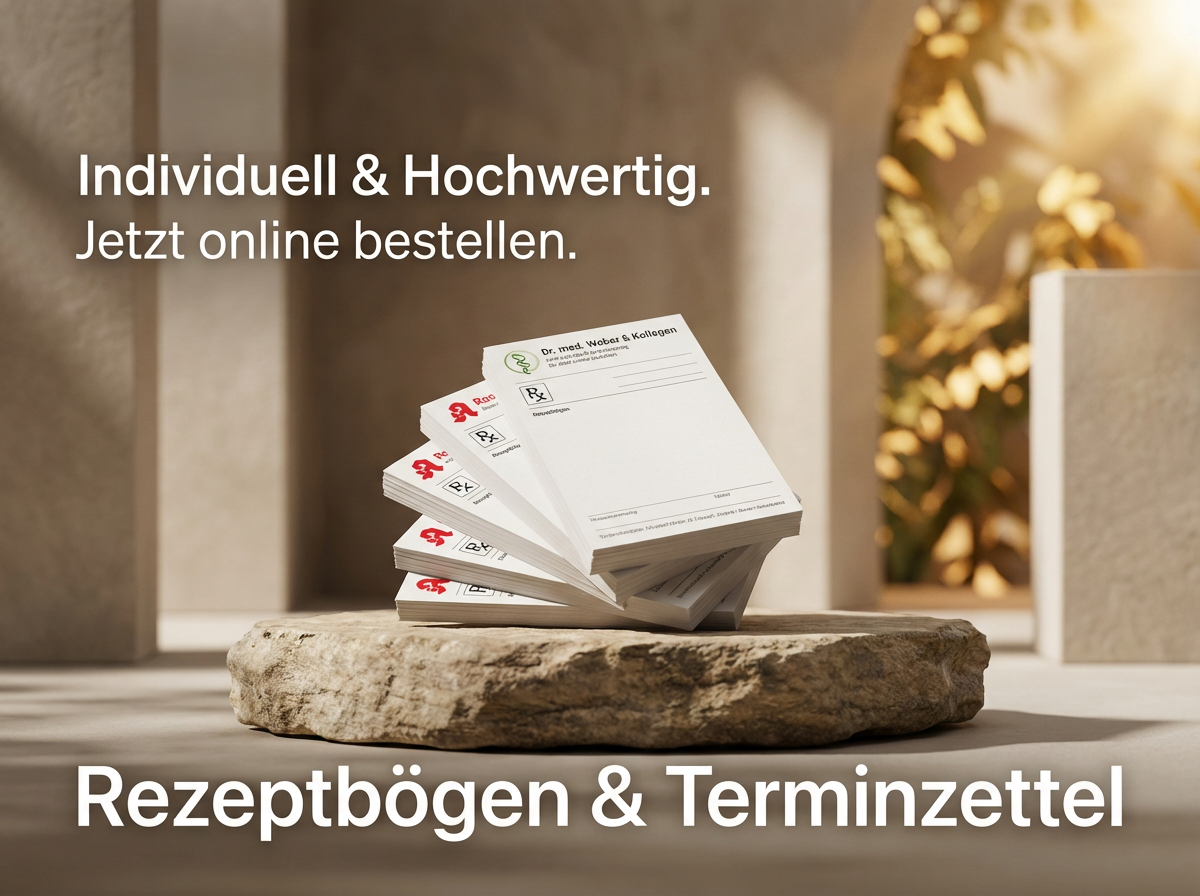 Rezept- & Terminzettel für Apotheken & Ärzte
