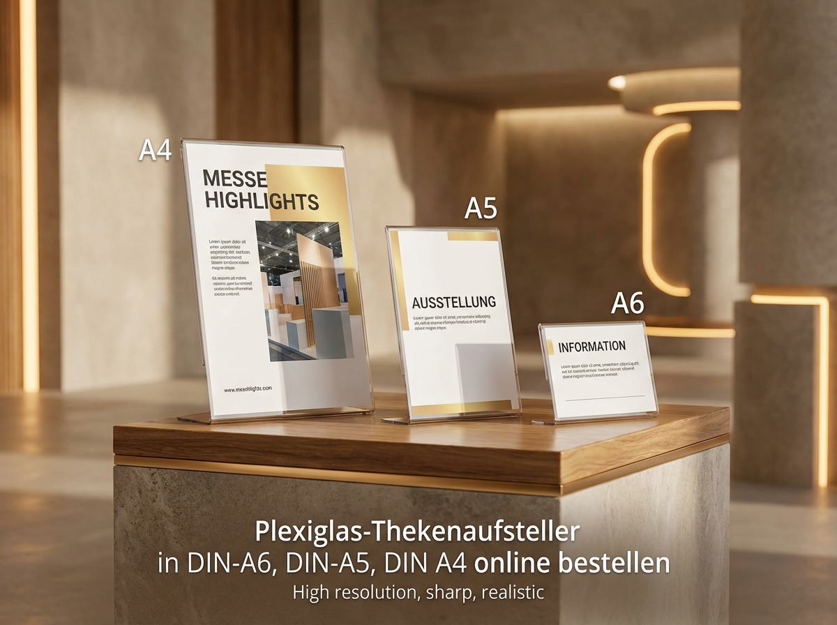 Thekenaufsteller für Ihre Innenwerbung