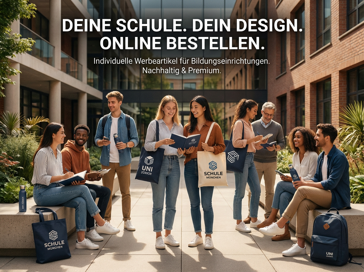 Werbeartikel für Schulen & Universitäten