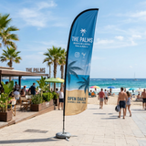 Beachflag Wind | Extra Large (490 cm) | einseitig