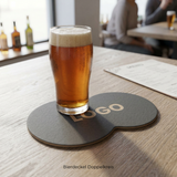 Bierdeckel Doppelkreis