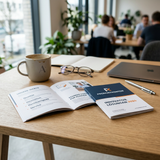 Broschüren Drahtheftung DIN A7