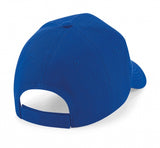 Basecap blau Rückansicht mit Klettverschluß