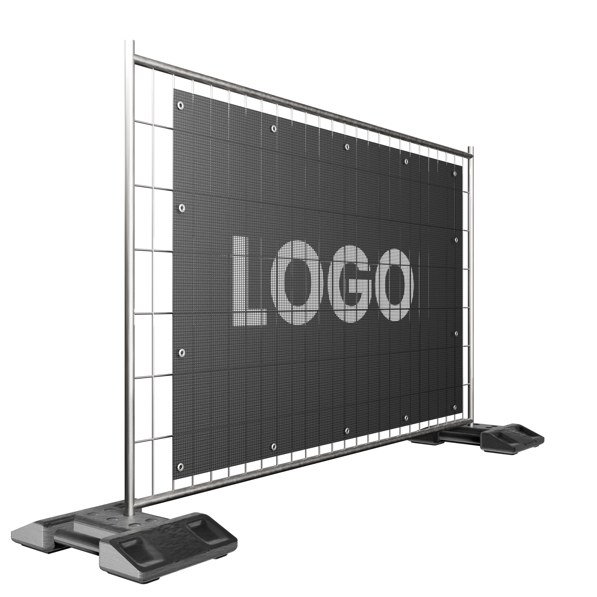 Bauzaunbanner | B 340 cm x H 173 cm | einseitig bedruckt in Wiesbaden kaufen von City Medien Einkaufswelt für Partner