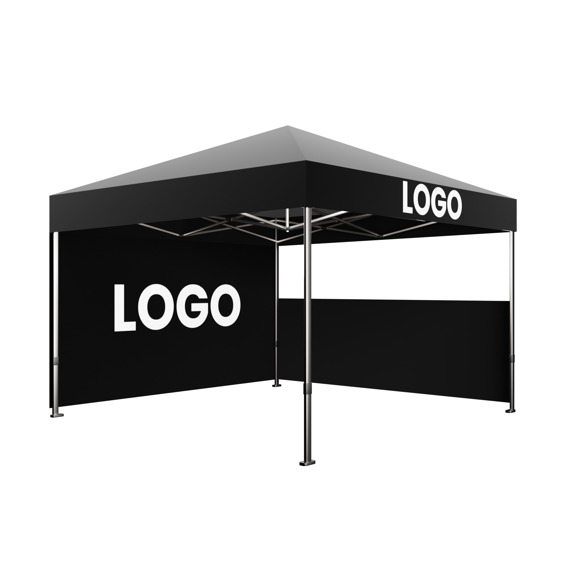 Faltpavillon 3 x 3 m bedruckt in Wiesbaden kaufen auf City Medien Einkaufswelt für Partner