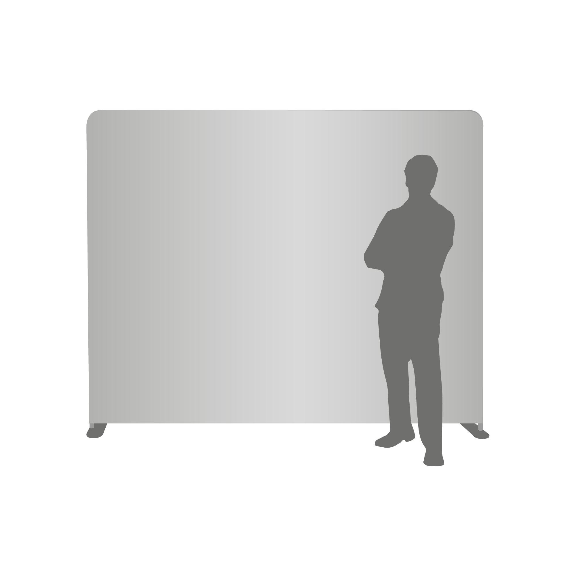 Textilwand ALU in Wiesbaden kaufen auf City Medien Einkaufswelt für Partner