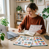 Individuelle Stickerbogen
