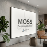 Moss Textil Drucke Durchlicht mit Keder (Sustaina Blacklite)
