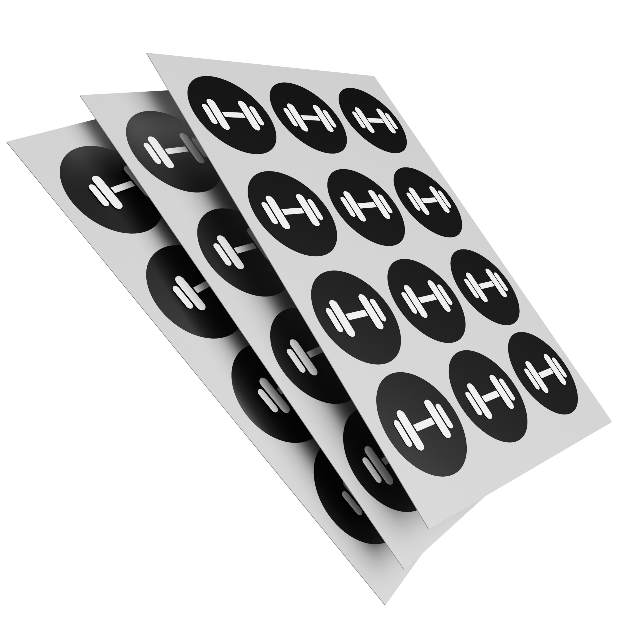 Stickerbogen permanent klebend in Wiesbaden kaufen auf City Medien Einkaufswelt für Partner